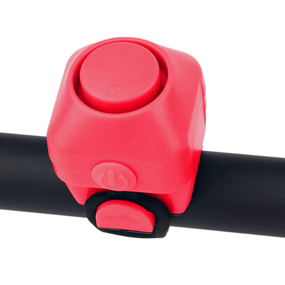 Fahrrad Fahrradklingel Elektrisch Laut Lenker Hupe Batterie Wasserdicht Rot  