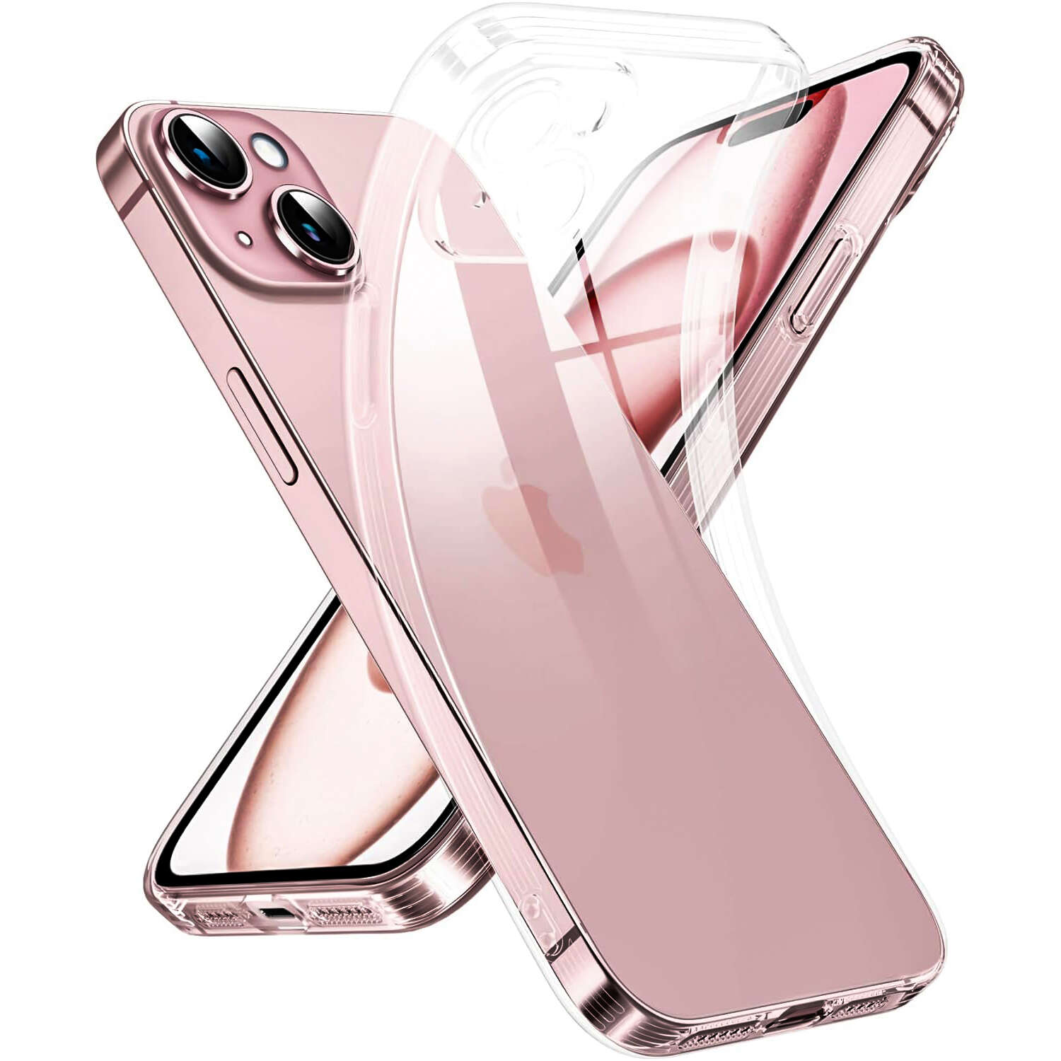 Hülle für iPhone 15 Pro Max Gehäuse Case Silikon Transparent Kameraschutz  Objektivschutz Alogy Slim Glass - 4KOM