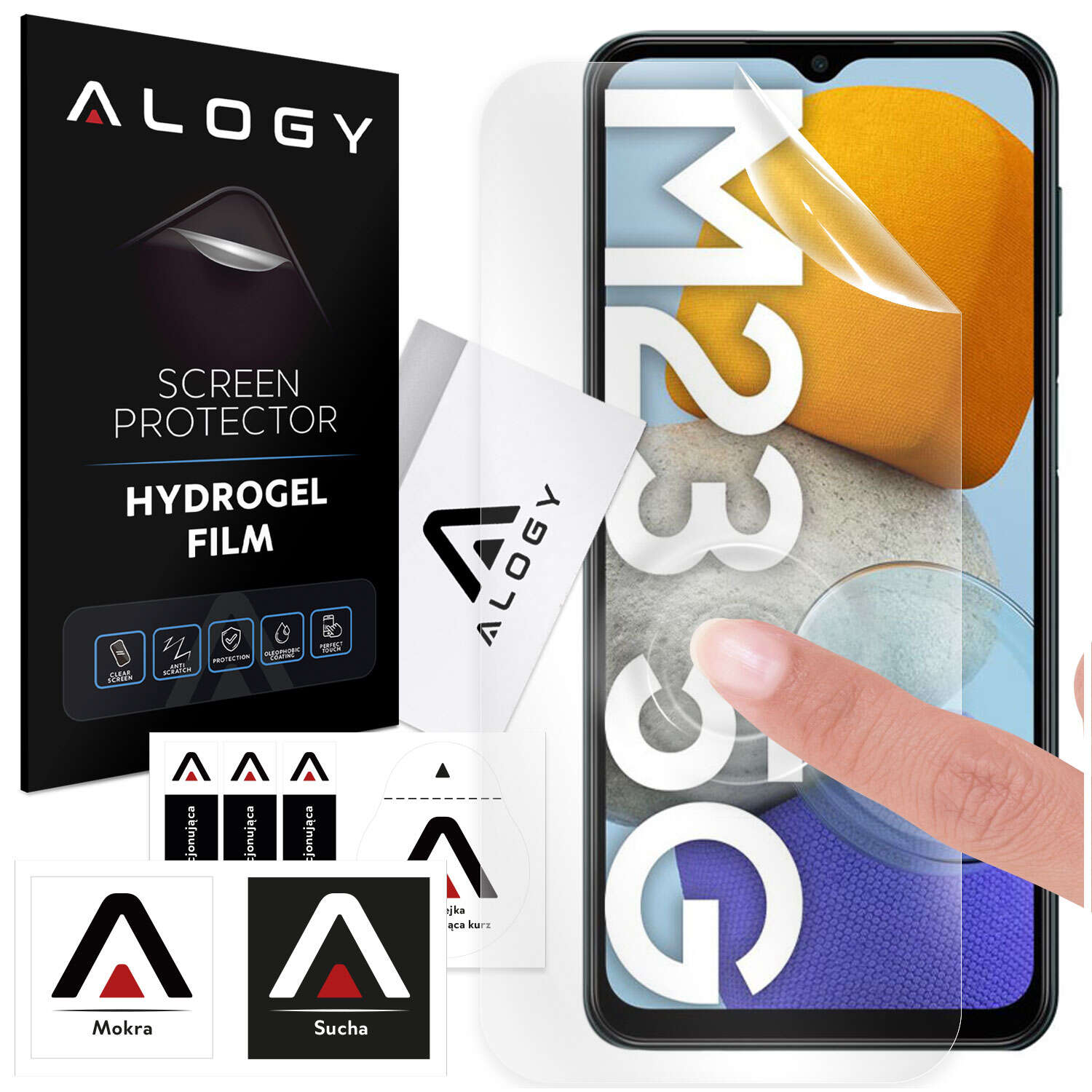 Hydrogelfolie für Samsung Galaxy M23 5G Handy-Displayschutzfolie Alogy  Hydrogelfolie 