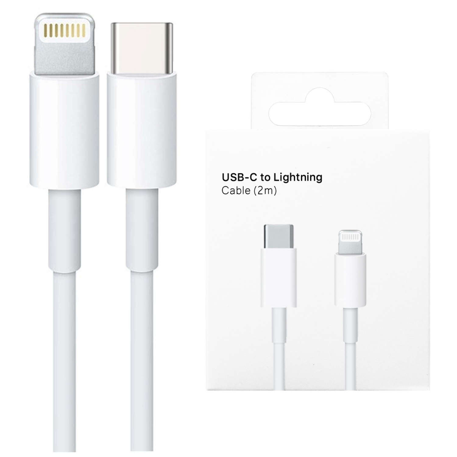 Kabel USB-C für Lightning für Apple iPhone iPad iPod 20W 2m BOX