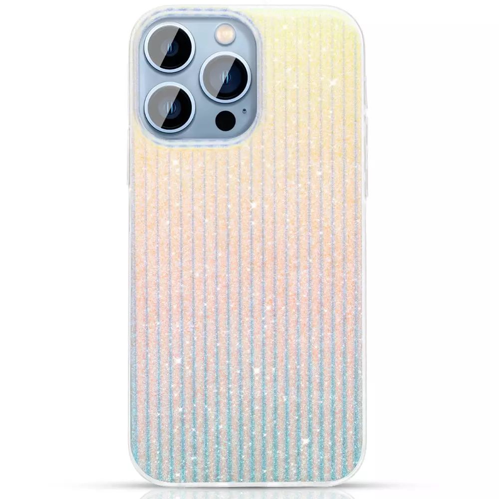 KINGXBAR Luxury Sparkle Crystals AirPods Pro Case Cover - Rainbow