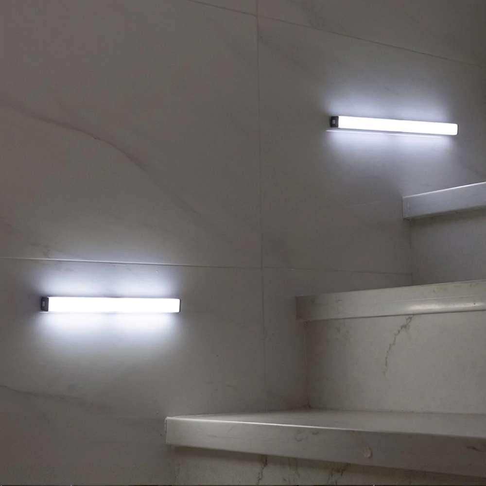Lampe Alogy Magnetische LED-Leuchte, magnetische  Unterschrank-LED-Streifenlampe, Möbelbeleuchtung an der Wand mit Magnet für  die Küche, Zimmer, Garderobe, Weiß 