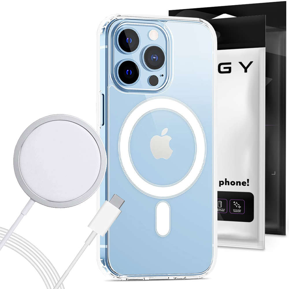 MagSafe Ultra Slim Alogy Case für Qi für Apple iPhone 13 Pro Max  Transparentes Qi-Ladegerät 