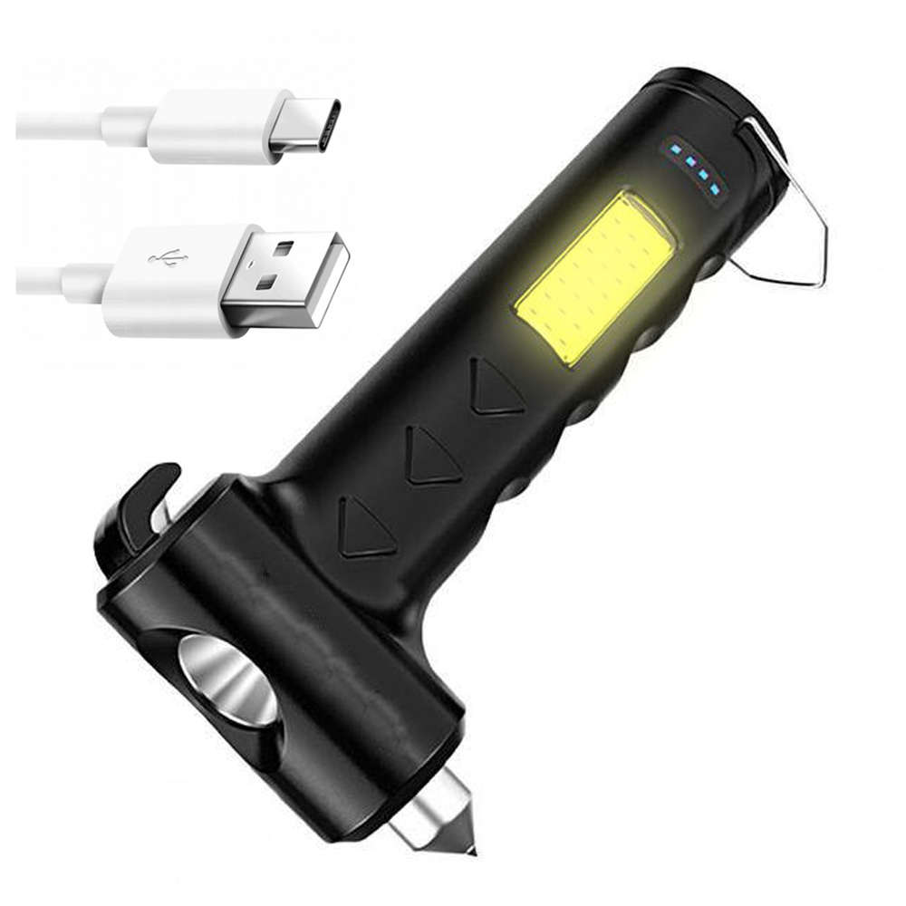 Sicherheits-Taschenlampe LED SOS COB-Notlampe mit einem