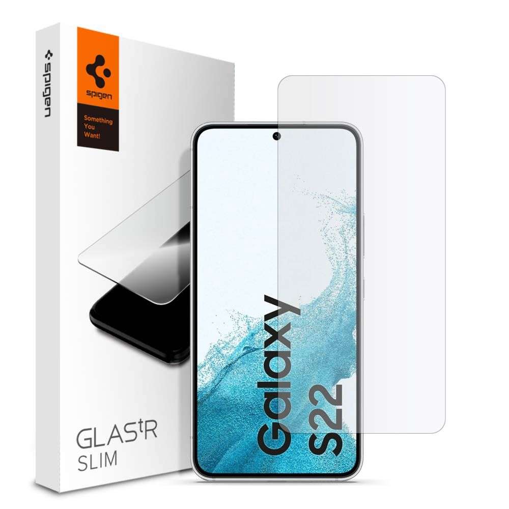 Spigen Glas.tR Slim 2er-Pack Panzerglas für Samsung Galaxy A14 5G