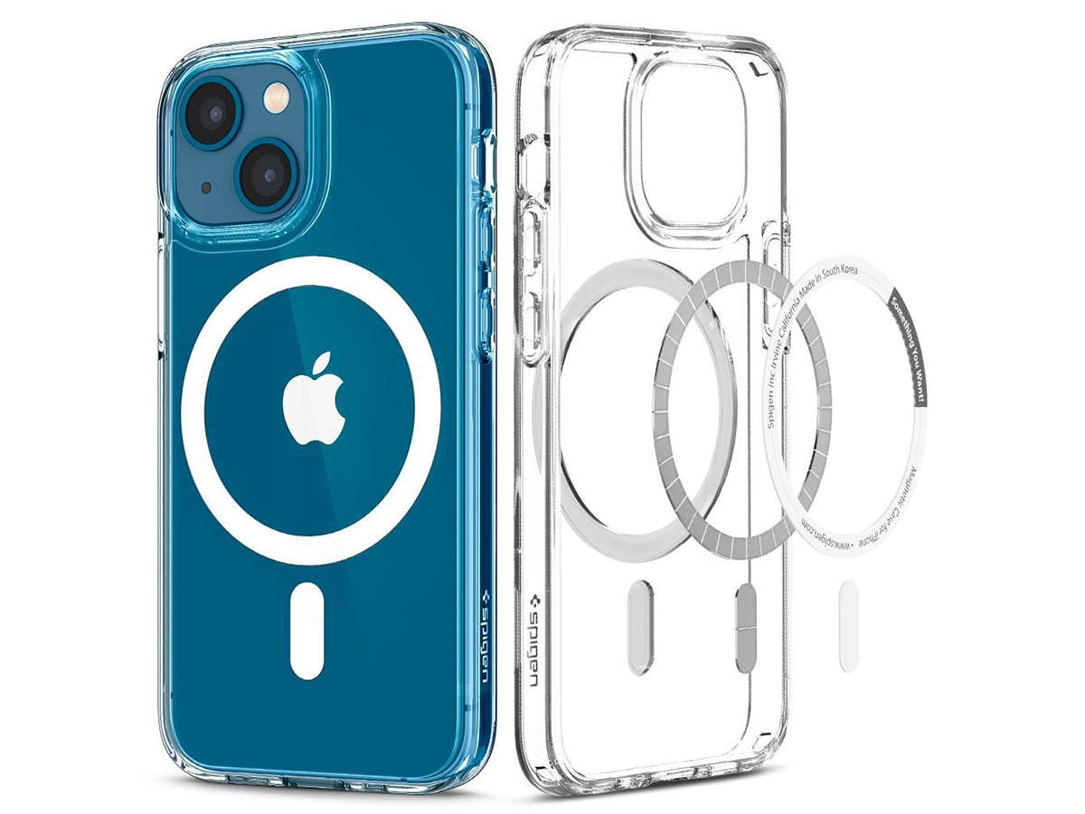 Spigen iPhone 13 Pro Ultra Hybrid Mag MagSafe Klar Case + Tempered