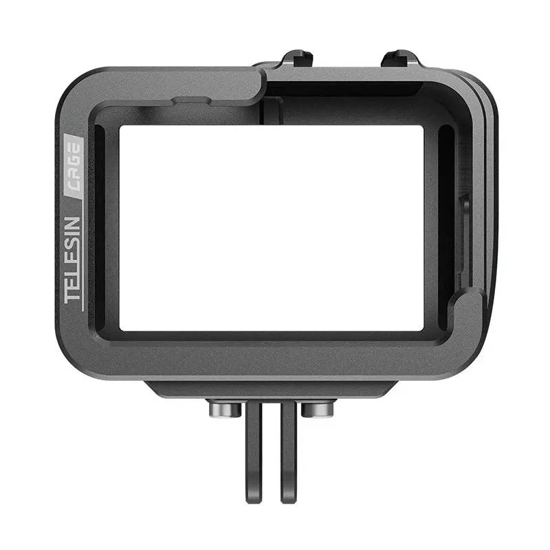 Telesin Aluminium-Sicherheitsgehäuse für GoPro Hero 11/10/9 mit vertikaler  Halterung 