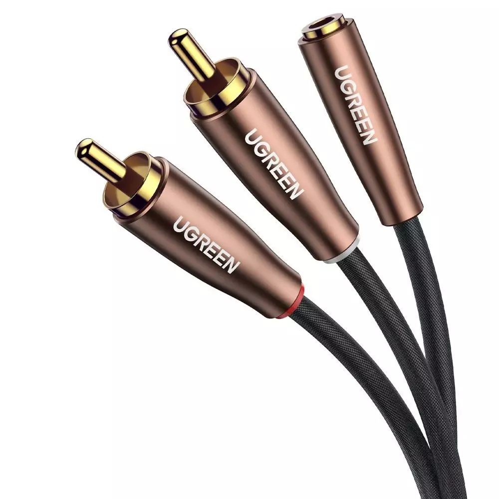 UGREEN Kabel Audiokabel 3,5 mm Miniklinke (weiblich) - 2RCA