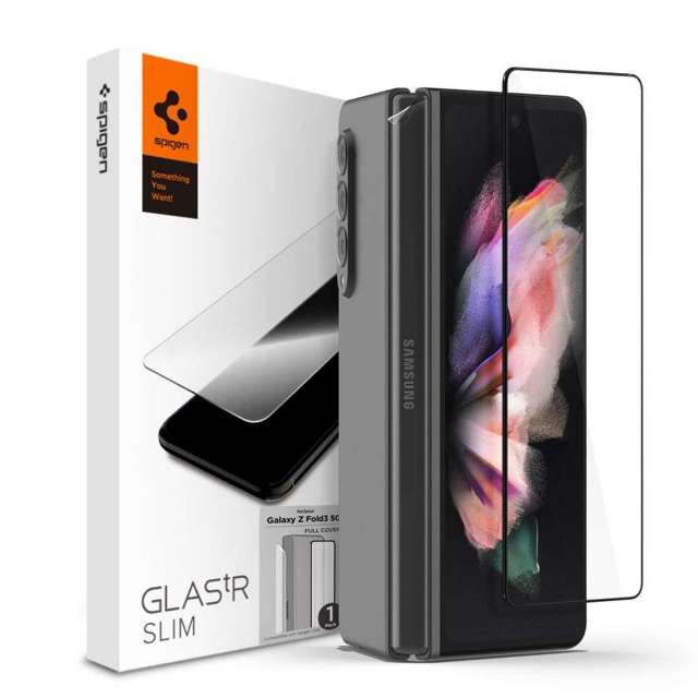 2er-Pack Spigen Glass FC Folia Scharnier gehärtetes Glas für Samsung Galaxy Z Fold 3