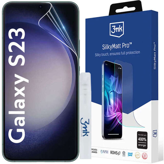 3MK Silky Matt Pro für Samsung Galaxy S23 5G S911 Matte Schutzfolie