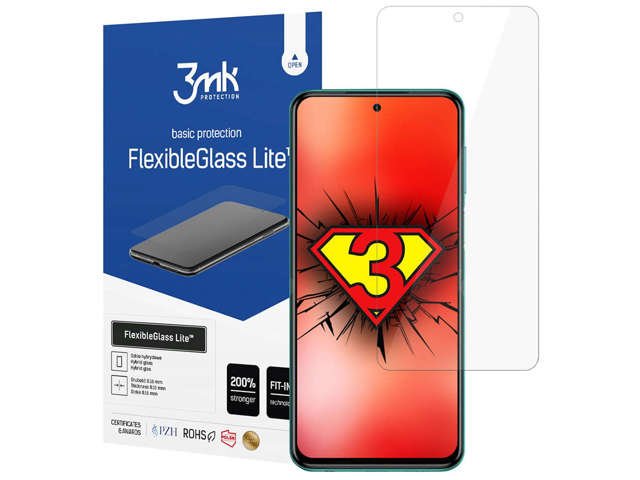 3mk Flexible Glass Lite Hybridglas für Xiaomi Redmi Note 9S / Pro / Max