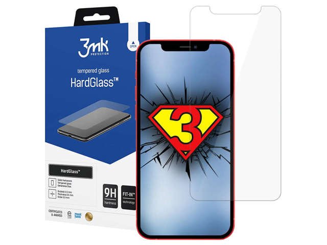 3mk HardGlass 9H Panzerglas für Apple iPhone 12 Mini