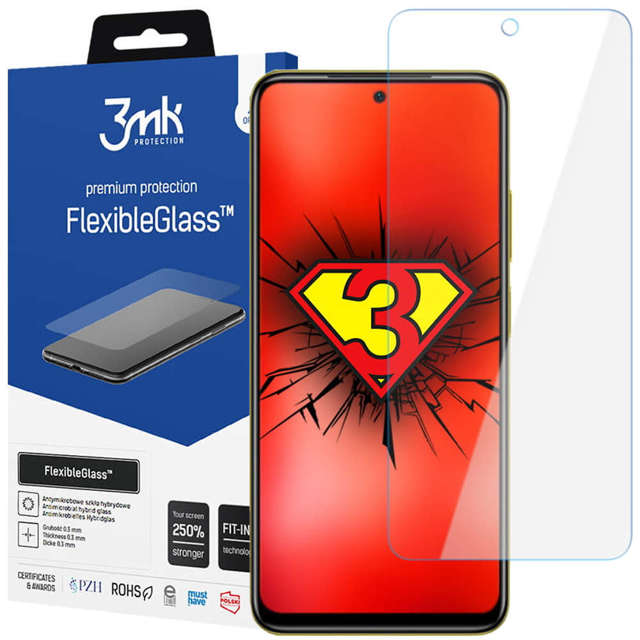 3mk Schützendes Hybridglas Flexibles Glas 7H für Xiaomi Poco M4 Pro