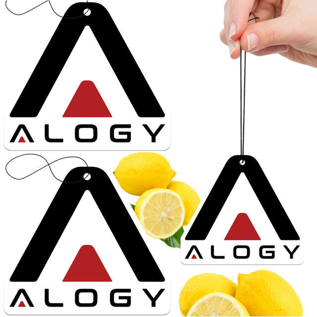 3x Autoduftanhänger Autoduft Alogy Autolufterfrischer Lemon [3 Stk.]