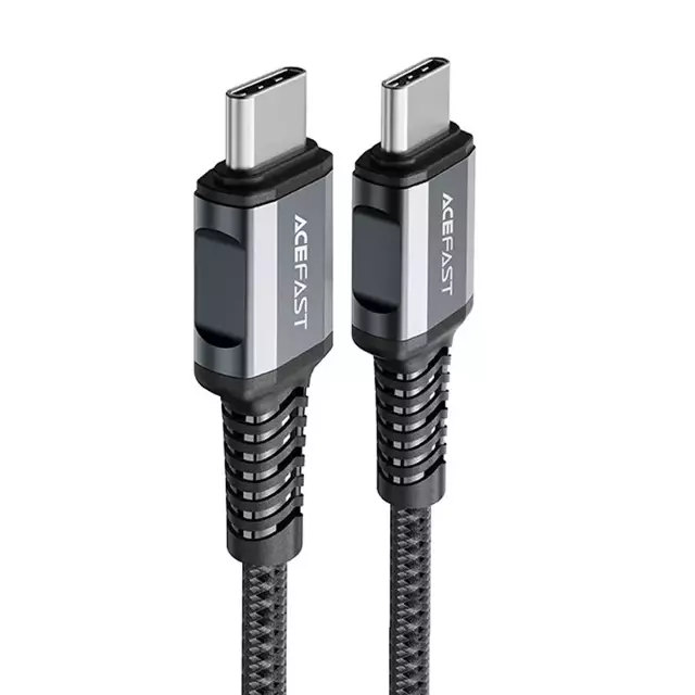 Acefast Kabel USB Typ C - USB Typ C 1,2m, 60W (20V / 3A) grau (C1-03 deep space grey)