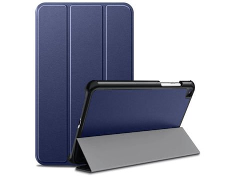 Alogy Book Cover Hülle für Galaxy Tab A 8.0 2019 T290 / T295 Marineblau