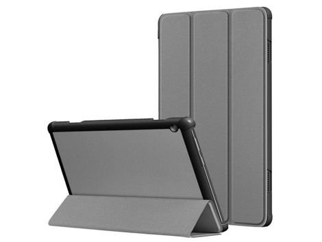 Alogy Book Cover für Lenovo Tab M10 10.1 TB-X605 Grey FOIL SCRIPTION