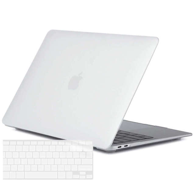 Alogy Hard Case Matte für Apple MacBook Air 13 M1 2021 Weiße Tastaturabdeckung