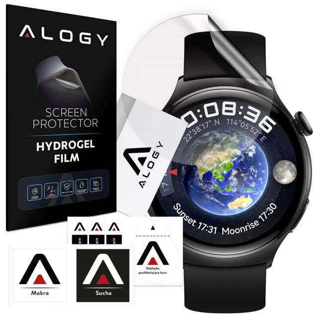 Alogy Hydrogel-Schutzfolie für Smartwatch für Huawei Watch 4