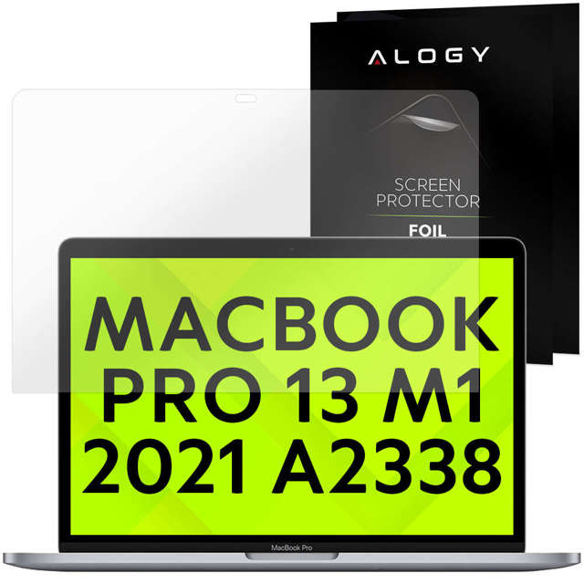 Alogy Laptop Schutzfolie für Apple Macbook Pro 13 M1 2021 A2338 für Bildschirm