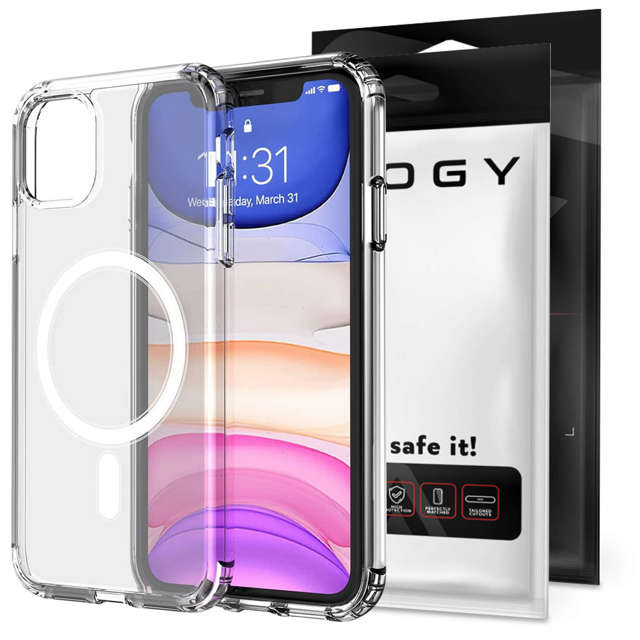 Alogy MagSafe Clear Case für Apple iPhone 11 Rugged Transparent