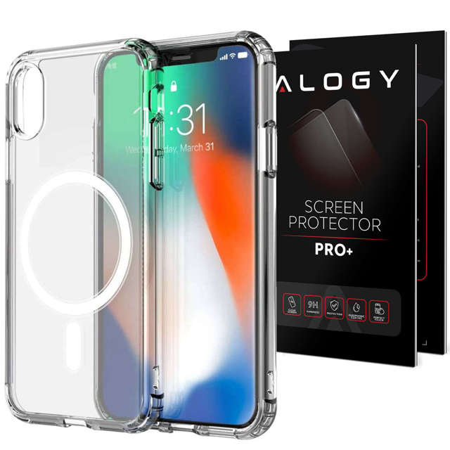 Alogy MagSafe Clear Case für Apple iPhone X / XS Klarglas