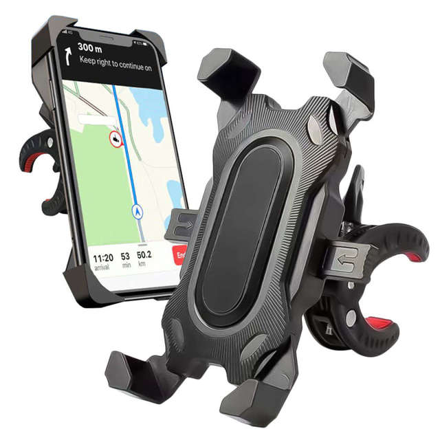 Alogy One Touch Fahrradhalter für 4,7-7" Telefon für Lenker für Fahrrad, Motorrad, Roller