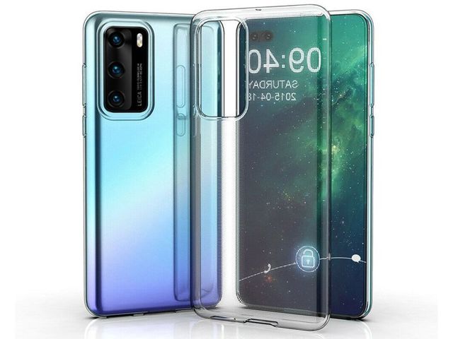 Alogy Silikonhülle Hülle für Huawei P40 transparent