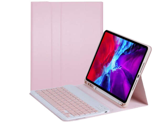 Alogy Smart Case Pencil Tastatur für iPad 10.2 2019/2020/2021 (7/8 / 9Gen) Pink