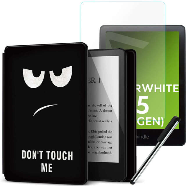 Alogy Smart Case für Kindle Paperwhite 5 / V (11. Gen.) Don't touch me Foil Stylus