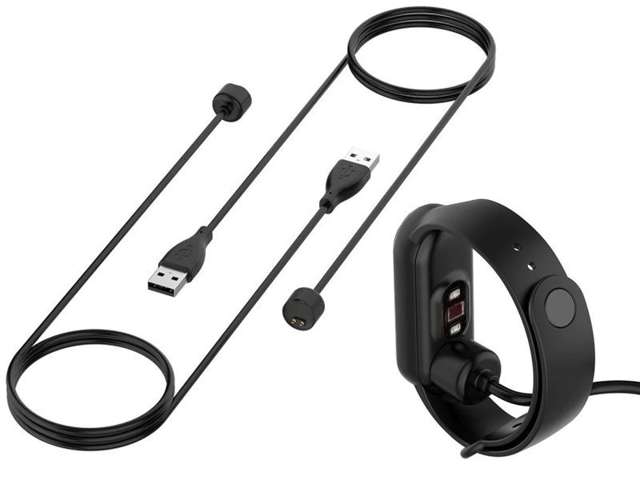 Alogy USB-Ladekabel für Xiaomi Mi Band 5 Global schwarz