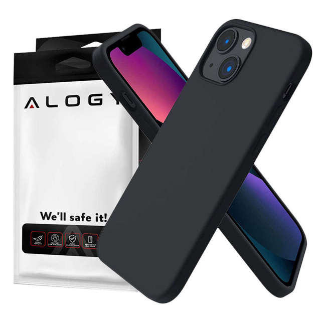 Alogy Ultra Slim Case für Apple iPhone 13 Mini Schwarz