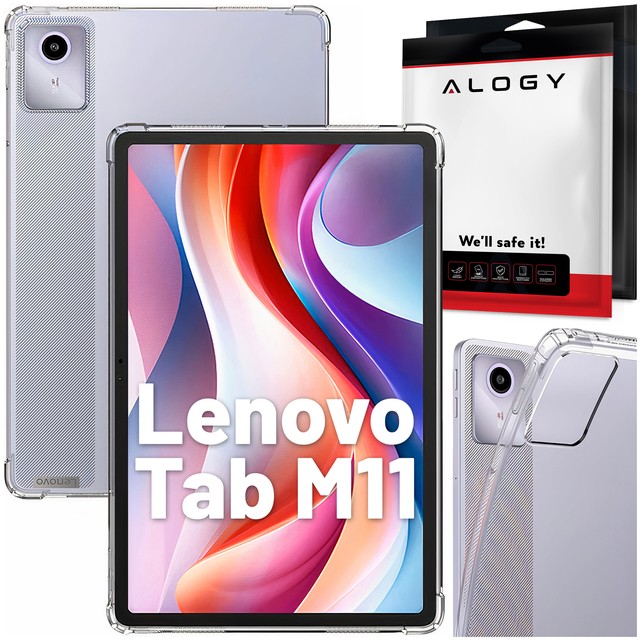 Alogy stoßfeste Hülle für Lenovo Tab M11 10,95 Zoll TB330FU / TB330XU / TB331FC Gehäusedeckel Transparent