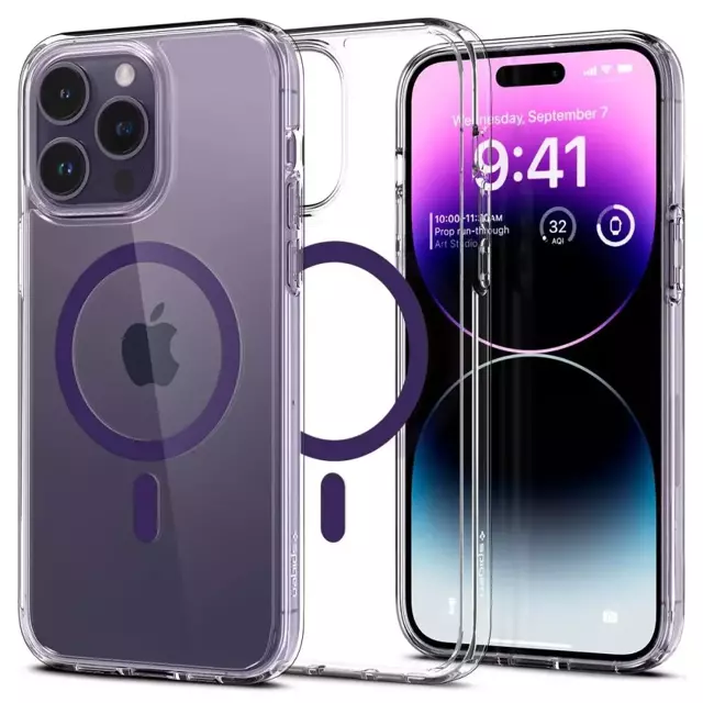 Apple iPhone 14 Pro Max Deep Purple Spice Ultra Hybrid Mag Safe Hülle