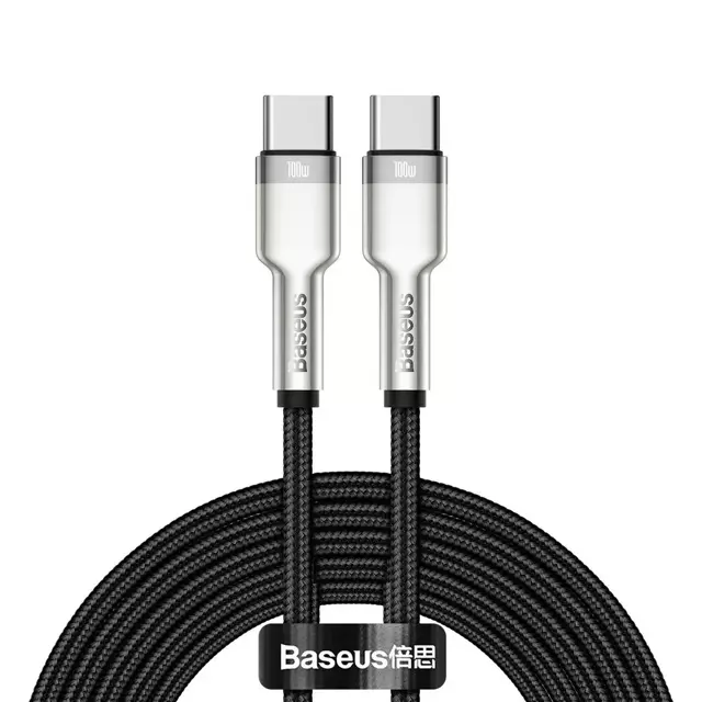 Baseus Cafule USB-C auf USB-C Kabel, 100W, 2m (schwarz)