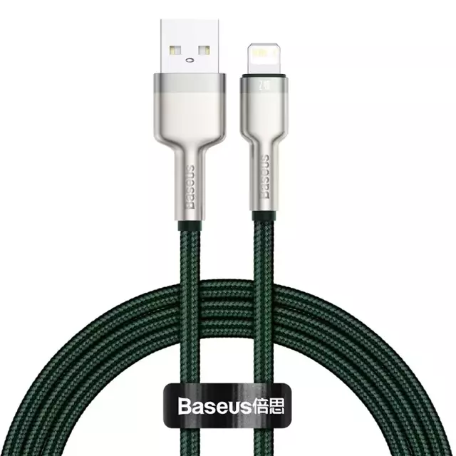 Baseus Cafule USB-auf-Lightning-Kabel, 2,4 A, 1 m (grün)