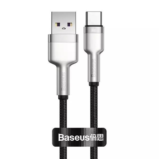 Baseus Cafule USB-zu-USB-C-Kabel, 66 W, 0,25 m (schwarz)