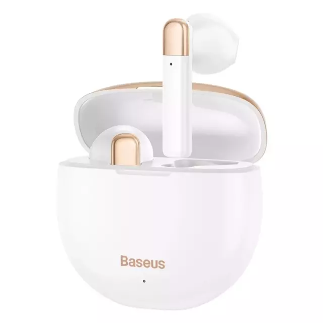 Baseus Encok W2 Wasserdichte IPX4 Wireless Bluetooth 5.0 TWS Kopfhörer Weiß (NGW2-02)