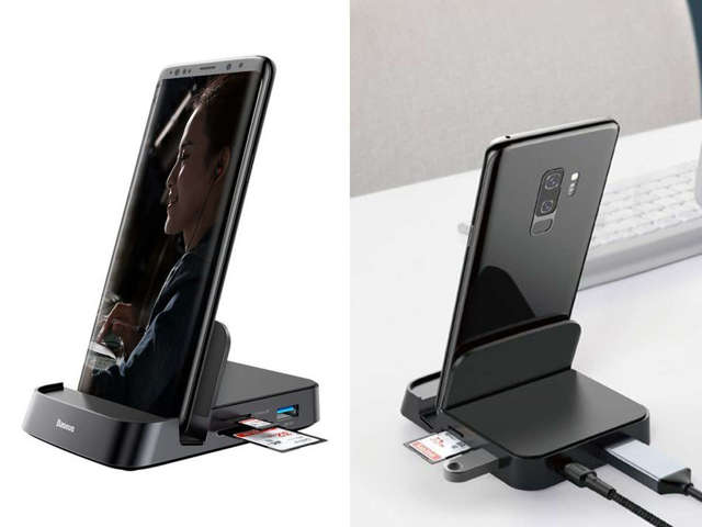 Baseus HUB 7in1 Dockingstation für HDMI 4K 3x USB microSD 15W Smartphones