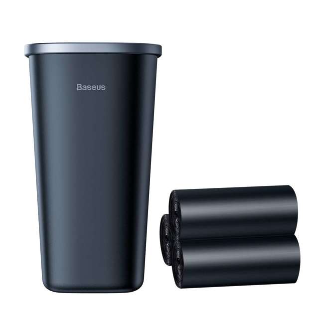 Baseus Staubfreier Auto-Mülleimer, 800ml (schwarz)