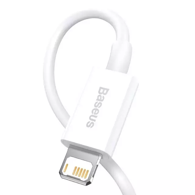 Baseus Superior USB-Kabel - Lightning 2.4A 1 m Weiß (CALYS-A02)