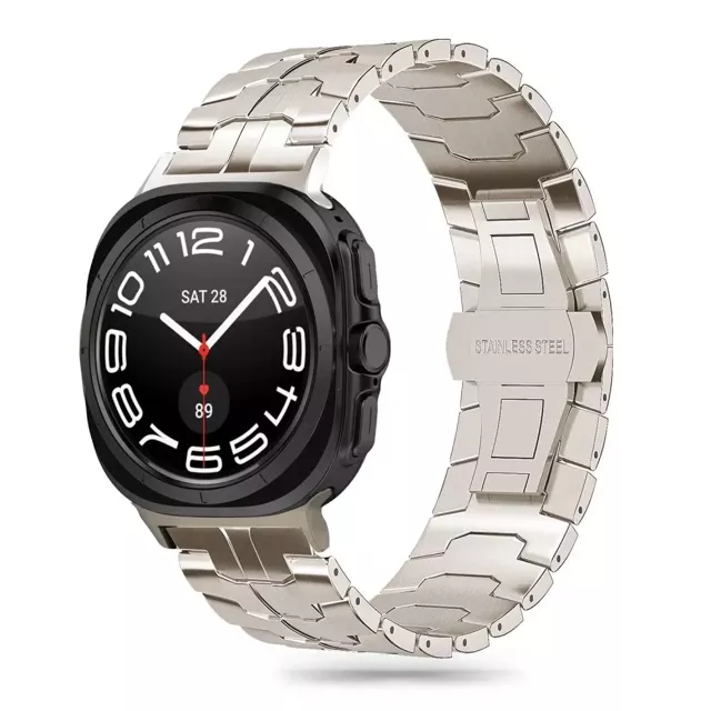 Bransoleta Stainless Line für Samsung Galaxy Watch Ultra (47 mm) Titanium