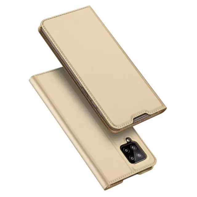 DUX DUCIS Skin Pro Holster Cover mit Flip Cover für Samsung Galaxy A42 5G gold