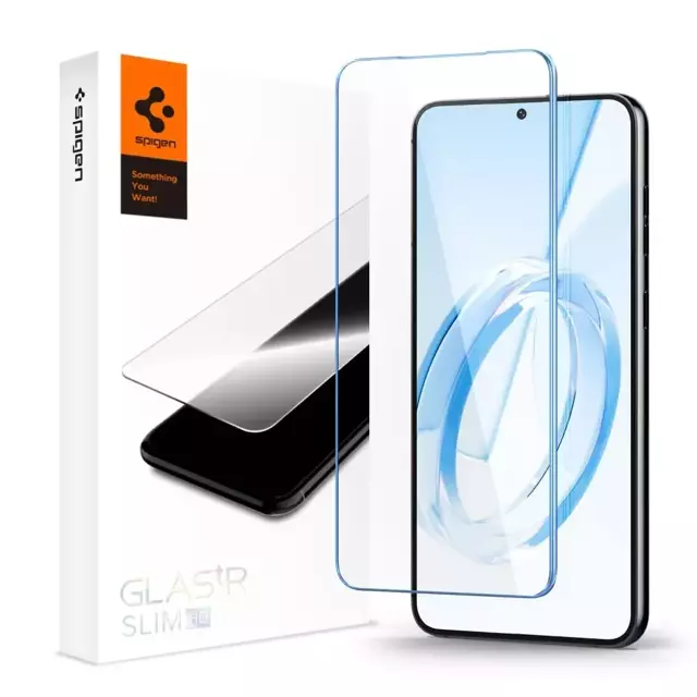 Displayschutzfolie aus gehärtetem Glas Spigen Glas.Tr Slim für Samsung Galaxy S23 Plus Klar