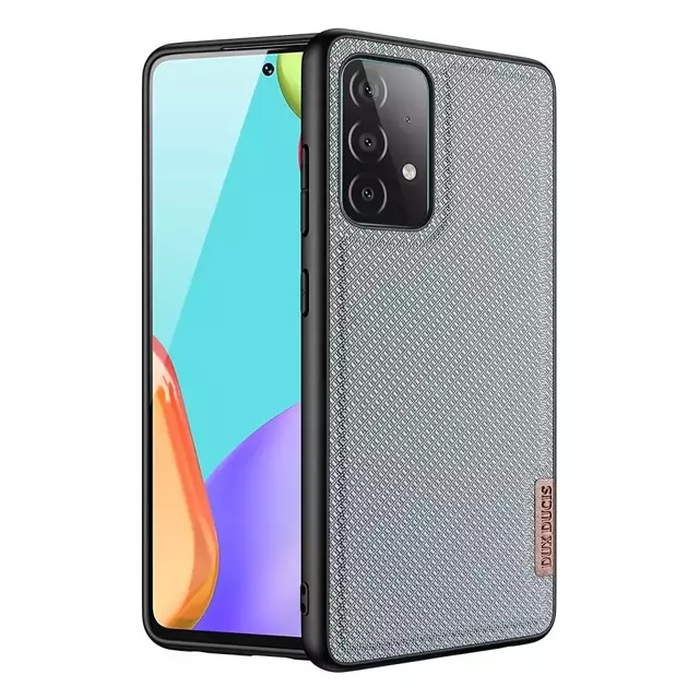 Dux Ducis Fino Schutzhülle mit Nylonmaterial Samsung Galaxy A72 4G grau