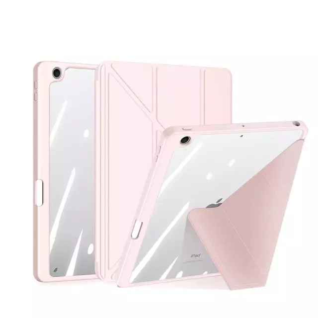 Dux Ducis Magi Hülle iPad 10,9'' 2022 (10. Generation) Hülle mit Stifthalter Smart Cover Ständer rosa