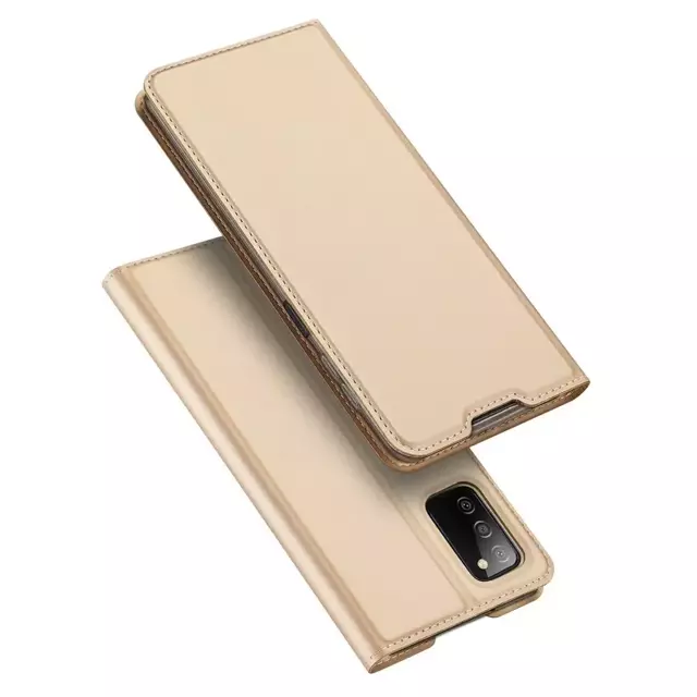 Dux Ducis Skin Pro Holster Cover Flip Cover für Samsung Galaxy A03s gold