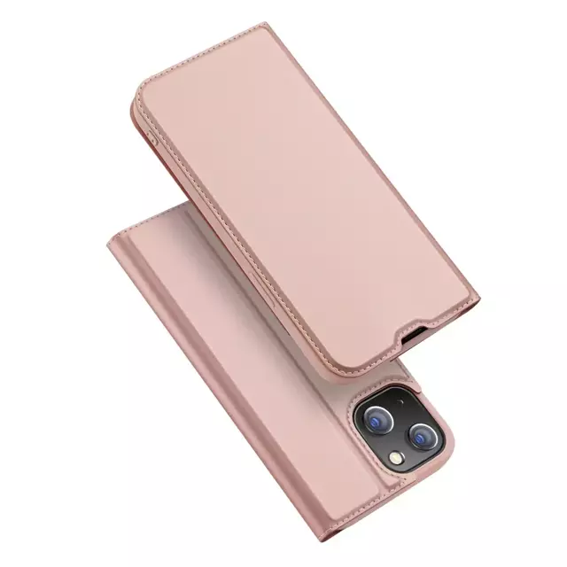 Dux Ducis Skin Pro Holster Flip Cover für iPhone 14 rosa