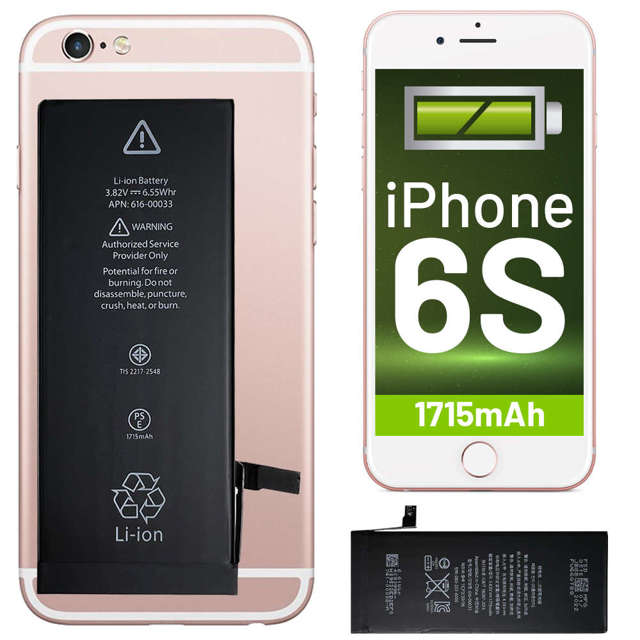 Ersatzakku für Apple iPhone 6S 1715mAh A1688 A1633