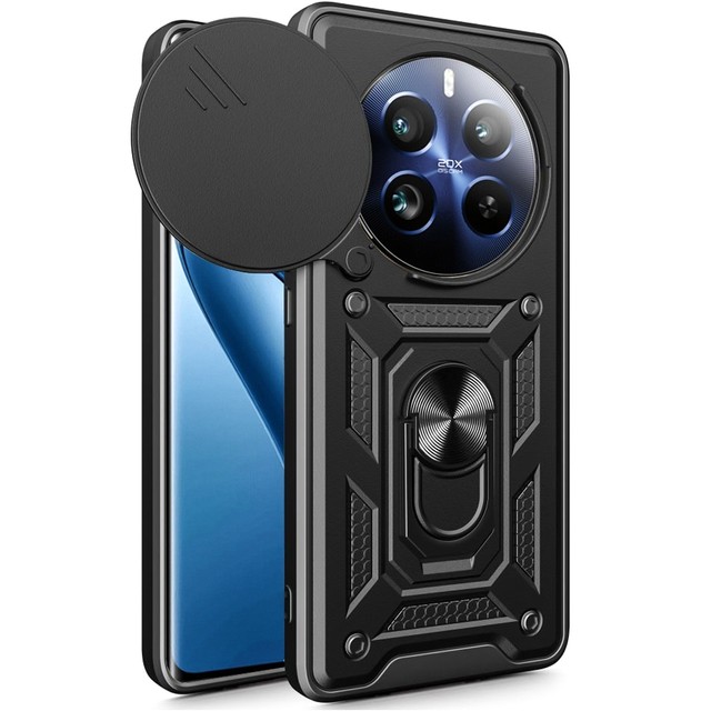 Etui Camshield Pro für Realme 12 Pro 5G / 12 Pro Plus 5G Schwarz